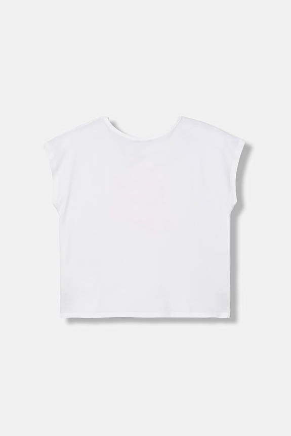 United Colors of Benetton majica za djecu od pamuka 3I1XC10U0.G.seasonal bijela SS26