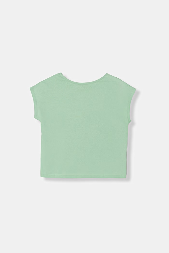 United Colors of Benetton majica za djecu od pamuka 3I1XC10U0.G.seasonal zelena SS26