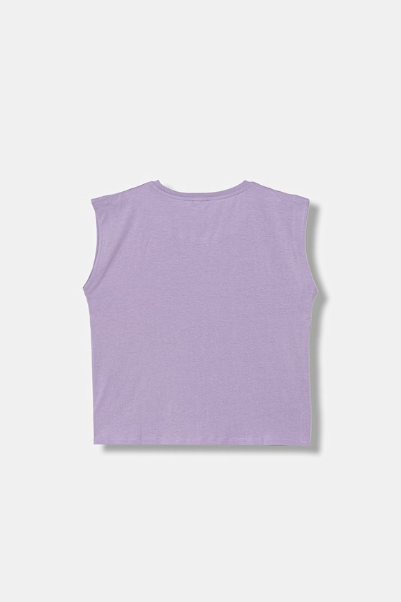 United Colors of Benetton majica za djecu od pamuka 3I1XC10TX.G.seasonal ljubičasta SS26