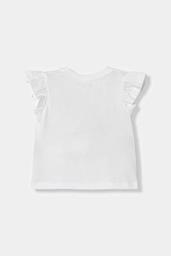 United Colors of Benetton T-shirt παιδικό βαμβακερό 3I1XA107D.W.seasonal λευκό SS26