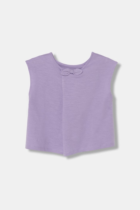 United Colors of Benetton tričko dětské bavlněné 38V4G10N3.P.seasonal fialová SS26
