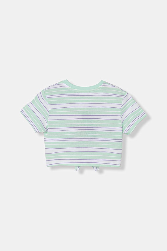 United Colors of Benetton majica za djecu od pamuka 3P0UG10N7.P.seasonal zelena SS26