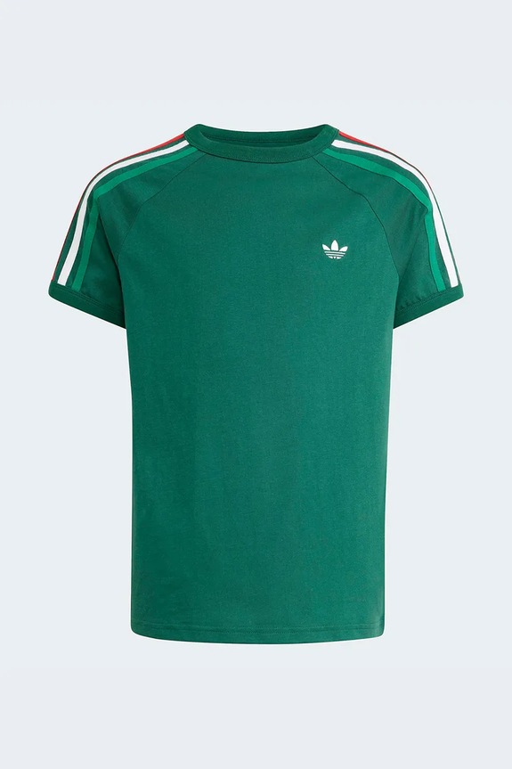 adidas Originals tricou de bumbac pentru copii KC9514 verde SS26