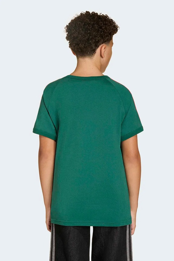 adidas Originals tricou de bumbac pentru copii KC9514 verde