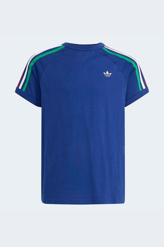 Detské bavlnené tričko adidas Originals KC9515 modrá SS26