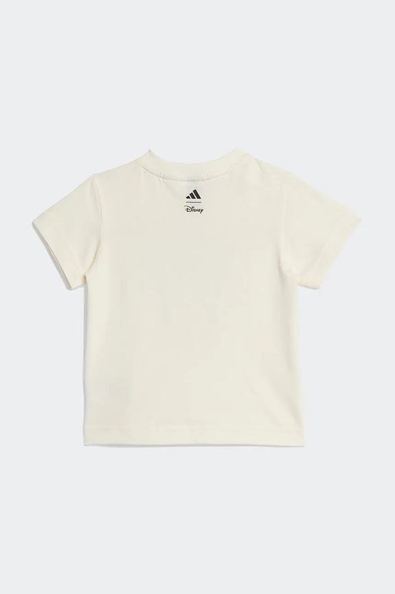 adidas tricou de bumbac pentru copii DISNEY JZ7679 bej SS26