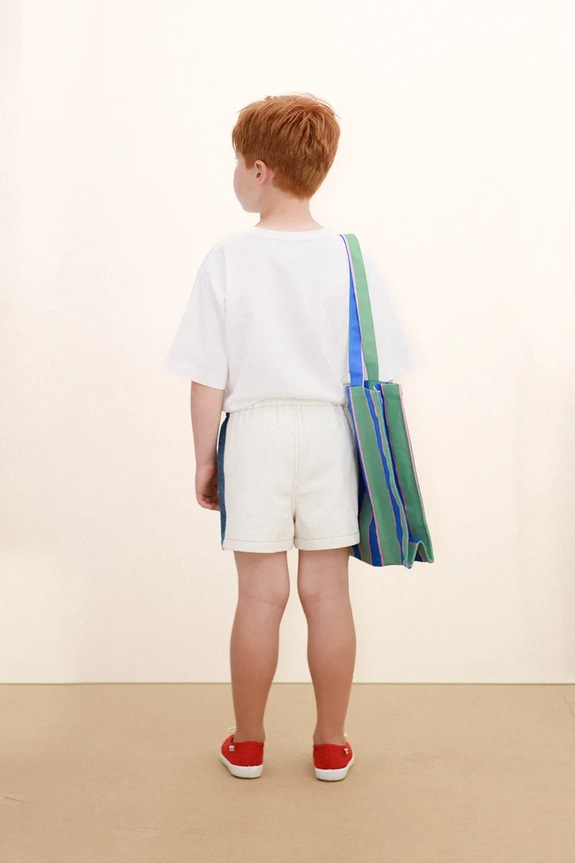 Tinycottons t-shirt in cotone per bambini FROG & FROG GRAPHIC TEE SS26.043 bianco