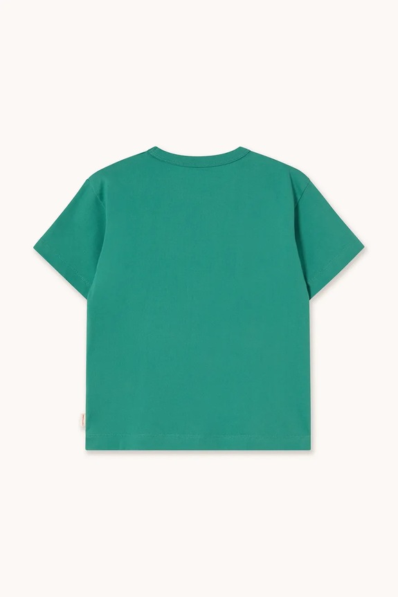 BIMBA Tinycottons t-shirt in cotone per bambini PONDLANE GRAPHIC TEE SS26.045 verde