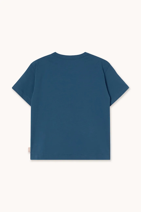 BIMBA Tinycottons t-shirt in cotone per bambini SWAN GRAPHIC TEE SS26.058 blu navy