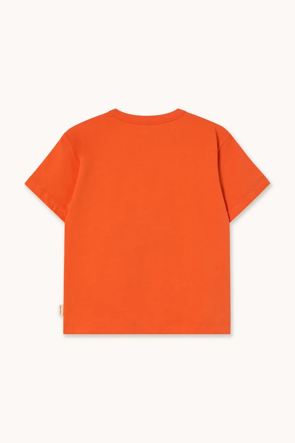 Tinycottons t-shirt in cotone per bambini YELLOW DOG GRAPHIC TEE SS26.085 arancione SS26