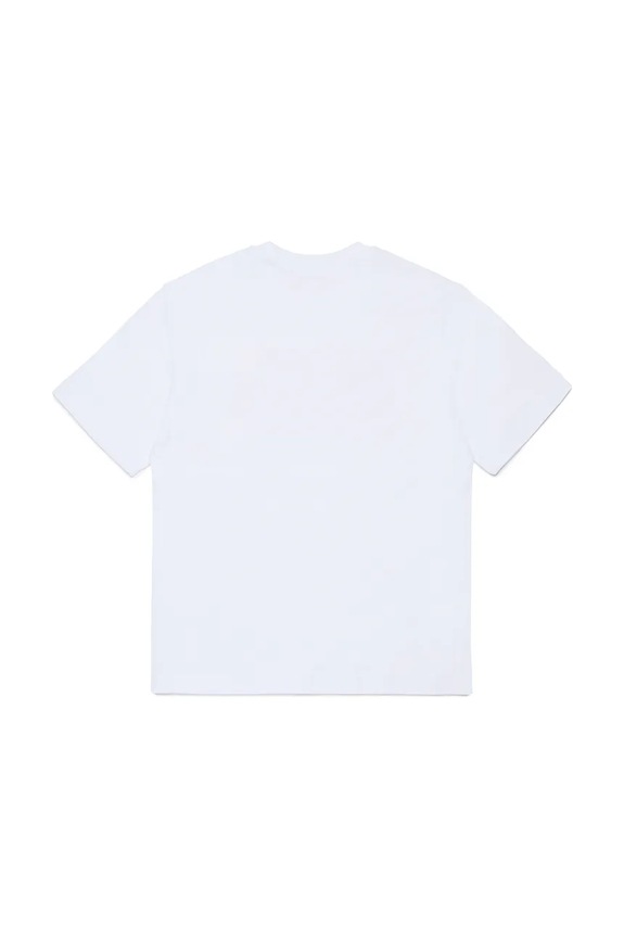 Diesel gyerek pamut póló THIDE OVER T-SHIRT J02587.0GRAI fehér SS26
