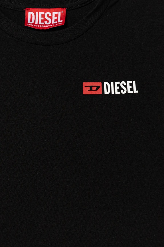 Dječaci Dječja majica kratkih rukava Diesel UTRIM UW T-SHIRT J02691.KYATR crna