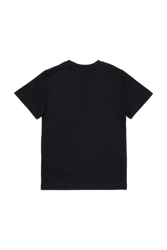 Diesel gyerek pamut póló TADJUSTMET T-SHIRT J02771.0CATM fekete SS26