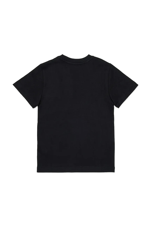 Diesel gyerek pamut póló TADJUSTMET T-SHIRT J02771.0CATM fekete SS26