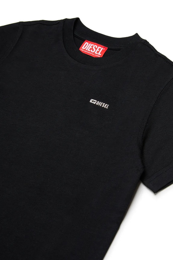 Fiú Diesel gyerek pamut póló TADJUSTMET T-SHIRT J02771.0CATM fekete
