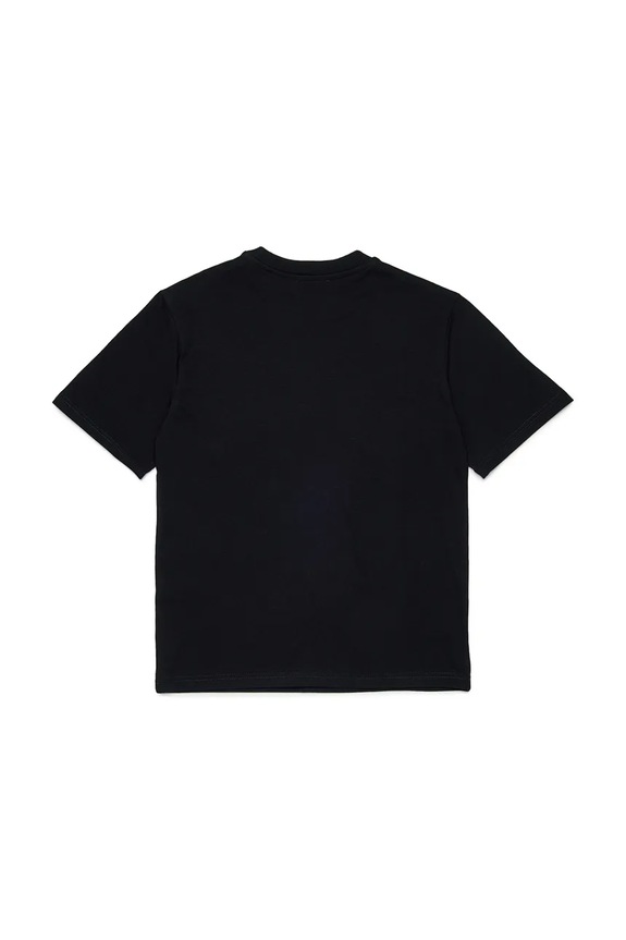 Diesel tricou de bumbac pentru copii MTOMS OVER T-SHIRTS J02737.00YI9 negru SS26