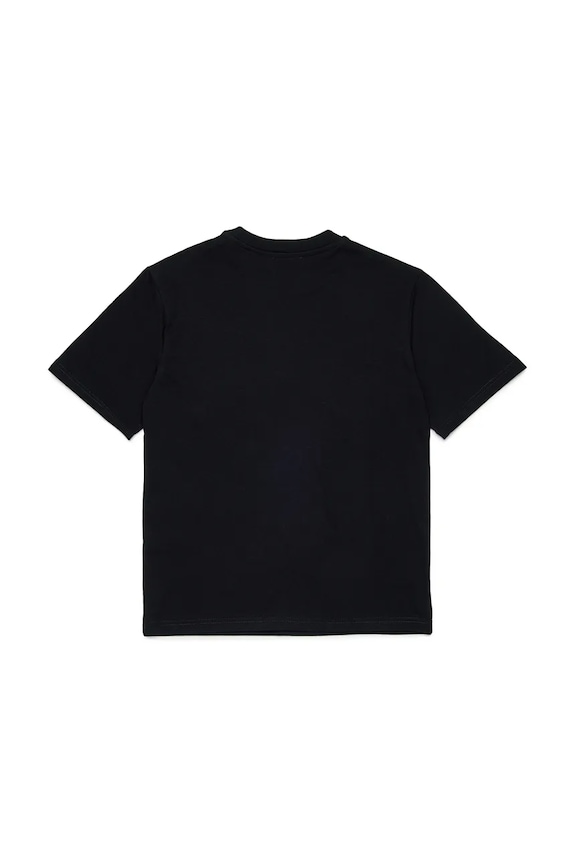 Diesel tricou de bumbac pentru copii MTOMS OVER T-SHIRTS J02737.00YI9 negru SS26