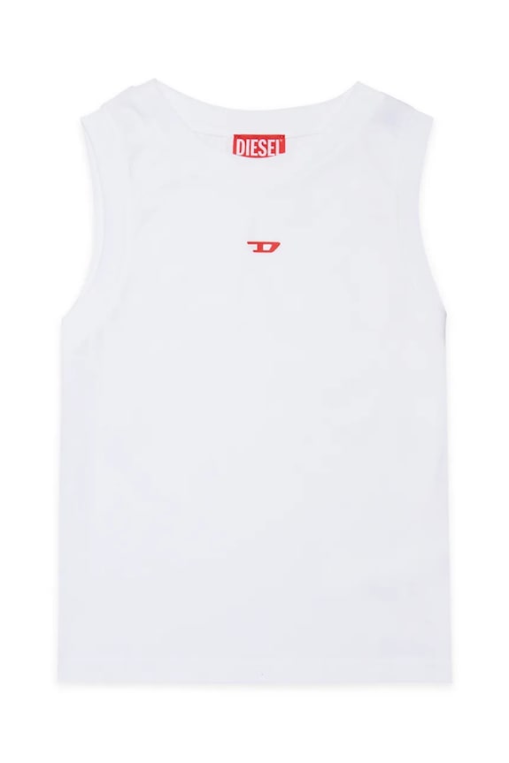 Diesel tricou de bumbac pentru copii MTIARDY T-SHIRTS print alb J02741.00YI9