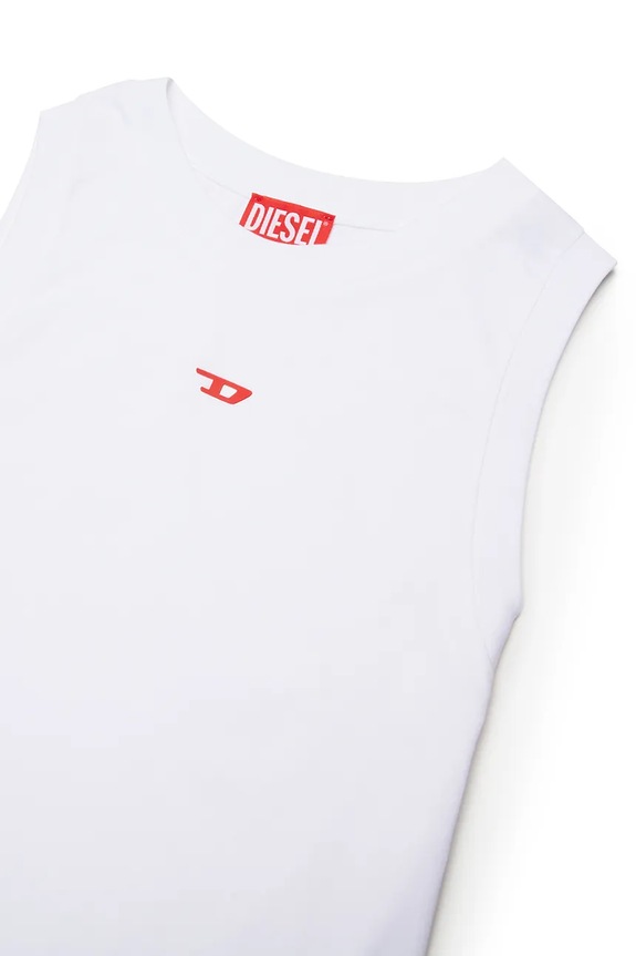 Băieți Diesel tricou de bumbac pentru copii MTIARDY T-SHIRTS J02741.00YI9 alb