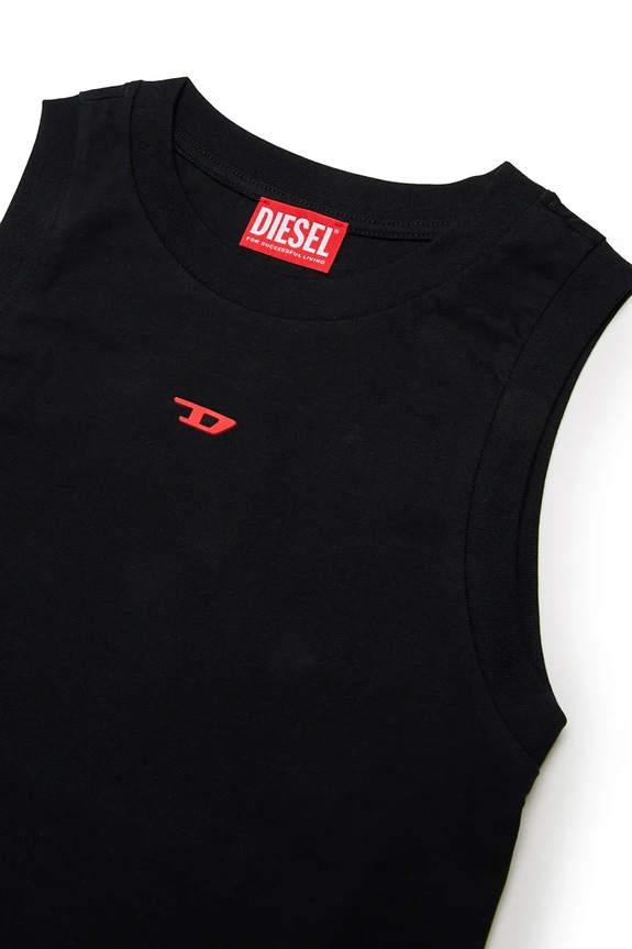 Băieți Diesel tricou de bumbac pentru copii MTIARDY T-SHIRTS J02741.00YI9 negru