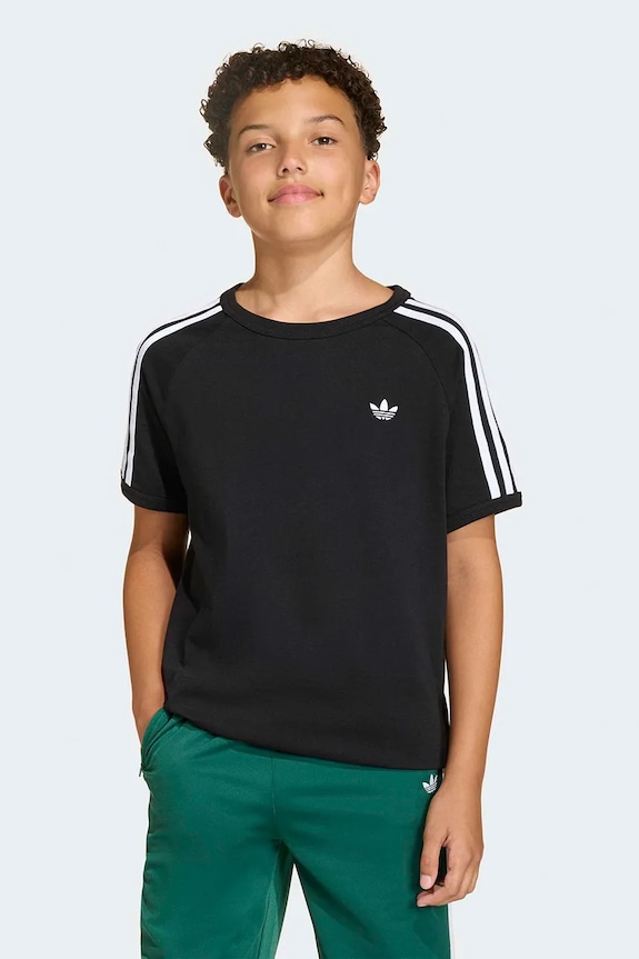 Хлопковая футболка adidas Originals аппликация чёрный KE0919