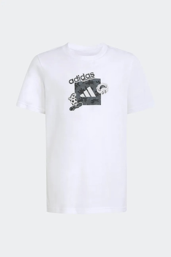 adidas gyerek pamut póló KA2976 fehér SS26