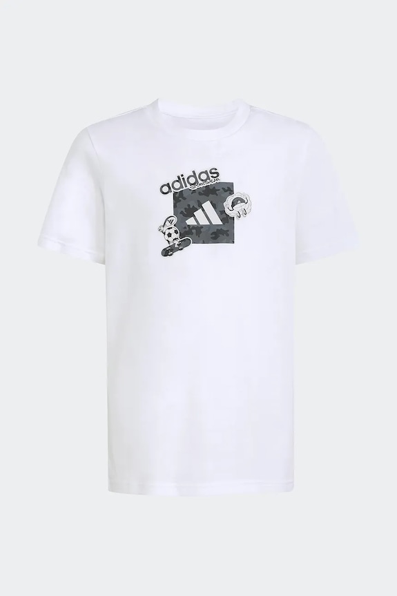 adidas gyerek pamut póló KA2976 fehér SS26