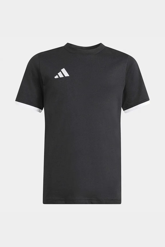 Παιδικό βαμβακερό μπλουζάκι adidas Performance JZ6671 μαύρο SS26