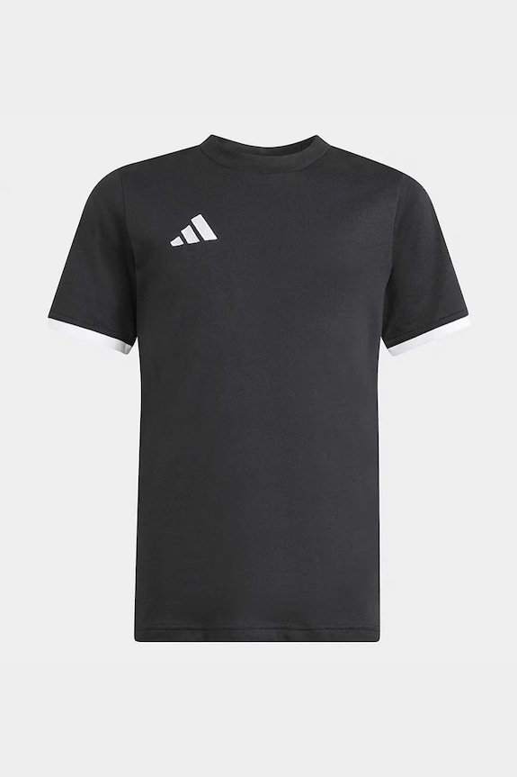 Παιδικό βαμβακερό μπλουζάκι adidas Performance JZ6671 μαύρο SS26