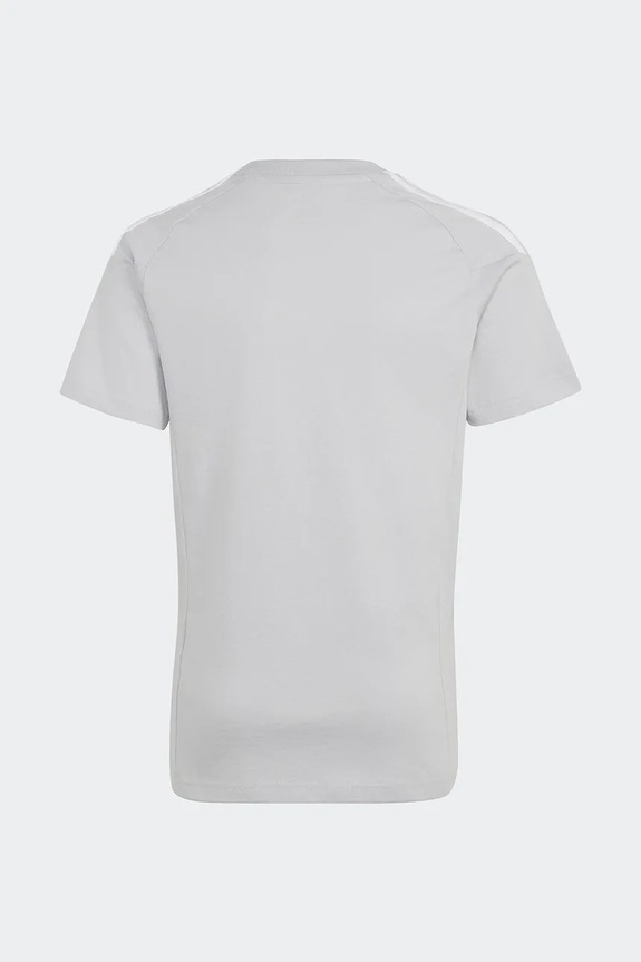 Παιδικό βαμβακερό μπλουζάκι adidas Performance JY7227 γκρί SS26