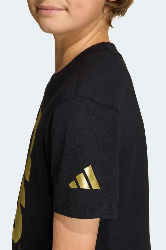 Detské bavlnené tričko adidas Performance FIFA KB3707