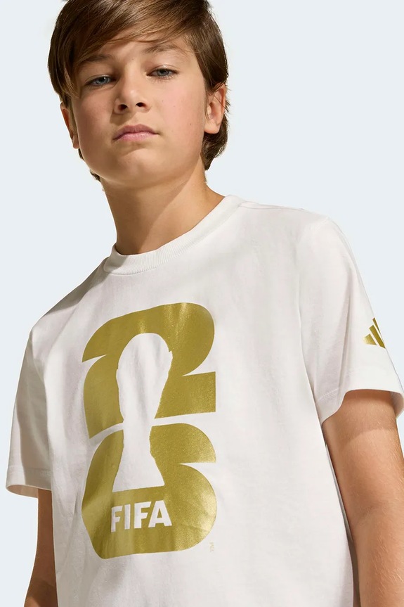 adidas Performance t-shirt bawełniany dziecięcy FIFA KB3706