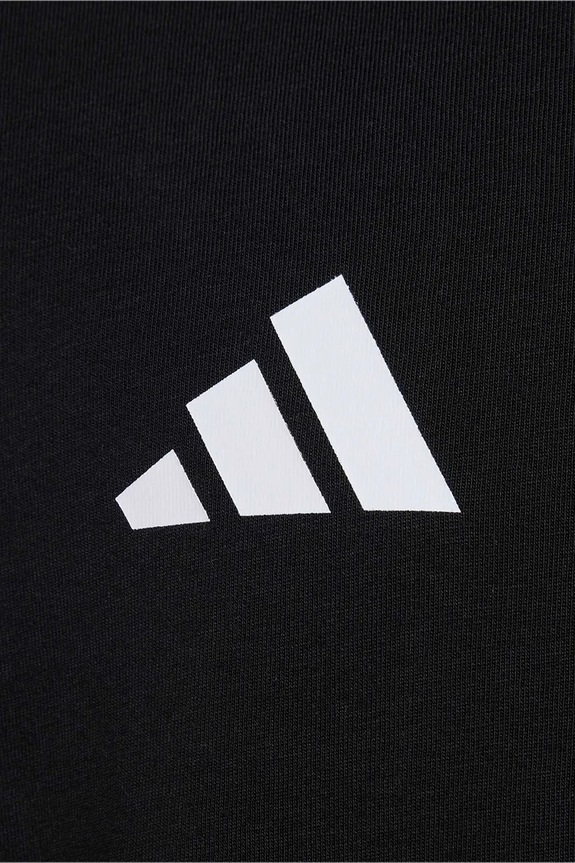 Παιδικό βαμβακερό μπλουζάκι adidas Performance MERCEDES μαύρο KE5914