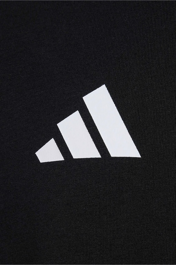 Παιδικό βαμβακερό μπλουζάκι adidas Performance MERCEDES μαύρο KE5914