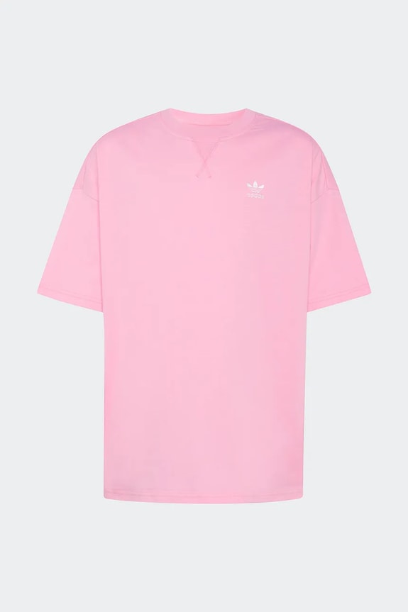 Detské bavlnené tričko adidas Originals KE0399 ružová SS26