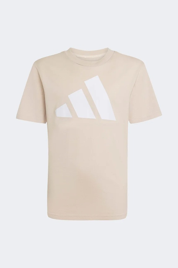 adidas gyerek pamut póló KD6045 bézs SS26