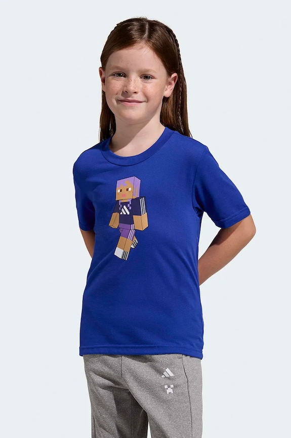 Detské tričko adidas modrá KA0249