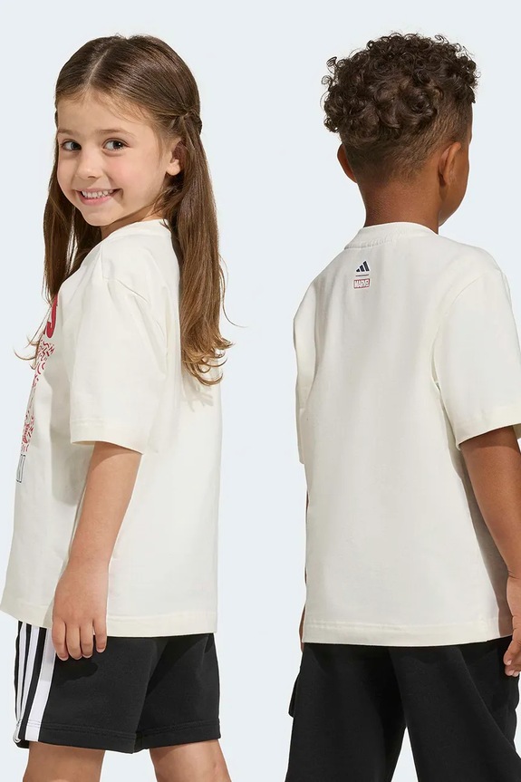 Fiú adidas gyerek póló Marvel JZ3567 fehér