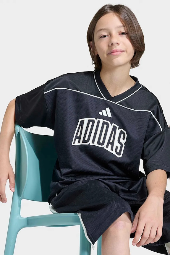 Detské tričko adidas KB6968 čierna