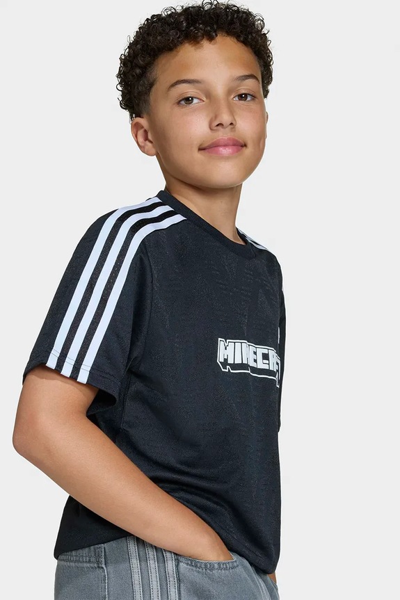 Детска тениска adidas Originals MINECRAFT черен KD5406