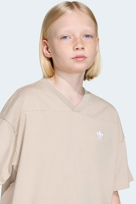Dječja pamučna majica kratkih rukava adidas Originals KE2432