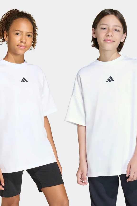 adidas tricou copii print alb KB6855