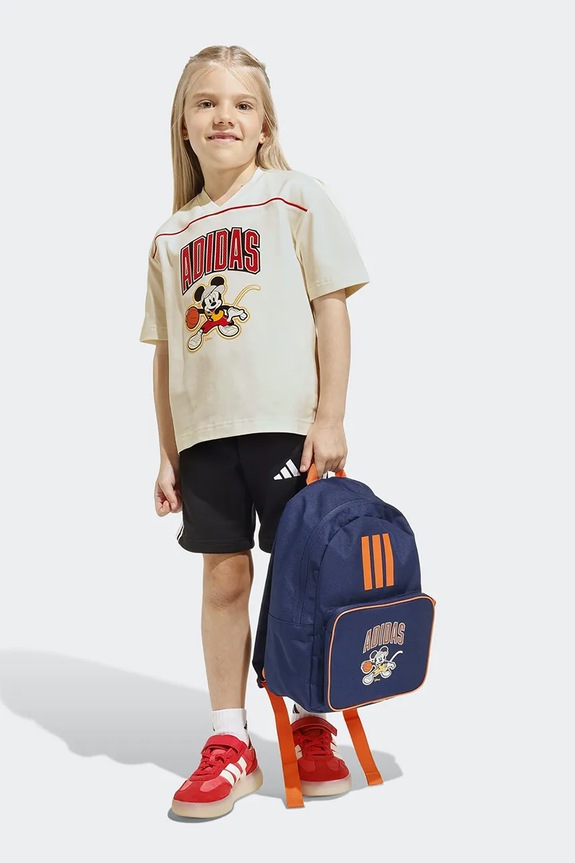 adidas oversize T-shirt παιδικό βαμβακερό DISNEY JZ7673 μπεζ