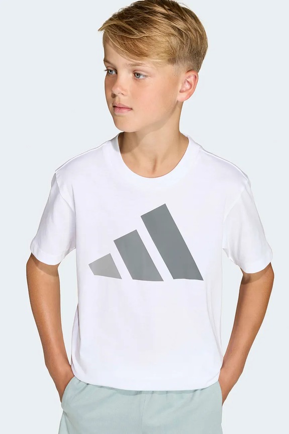 adidas kratka majica otroška bombažna KD6048 bela