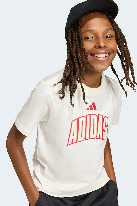 Detské bavlnené tričko adidas KD3453