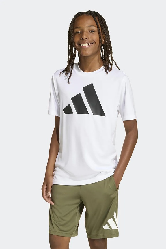 adidas tricou copii print alb KB6806