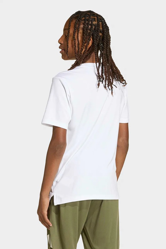 Băieți adidas tricou copii KB6806 alb