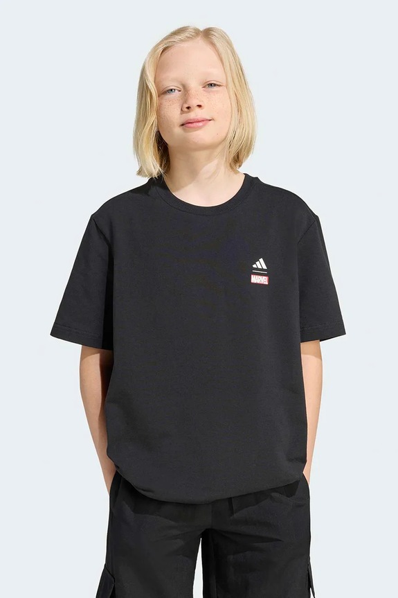 Detské tričko adidas Marvel čierna JZ7675