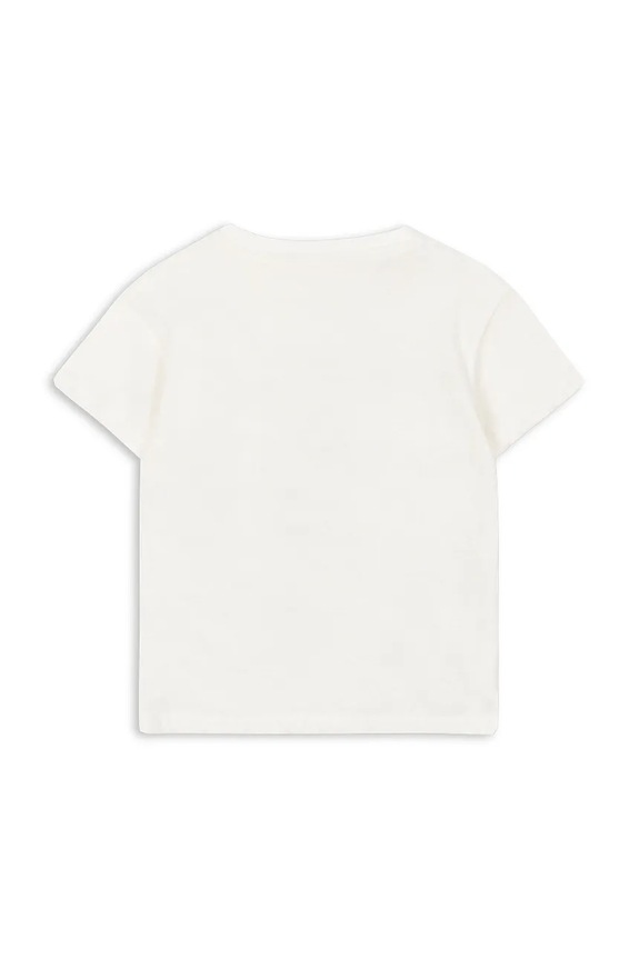Chłopiec Konges Sløjd t-shirt dziecięcy ERA TEE OCS KS104784.PPY2 biały