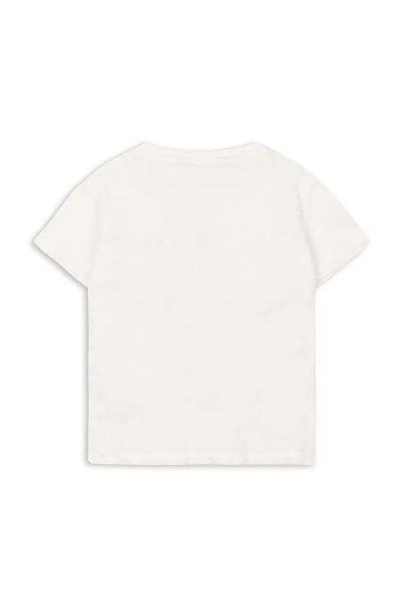 BIMBA Konges Sløjd maglietta per bambini ERA TEE OCS KS104784.PPY2 bianco